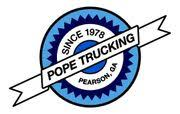 Logo Pope Trucking, Inc.